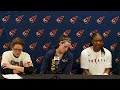 Head Coach Stephanie White, Caitlin Clark & Myisha Hines-Allen | Postgame Media at Minnesota