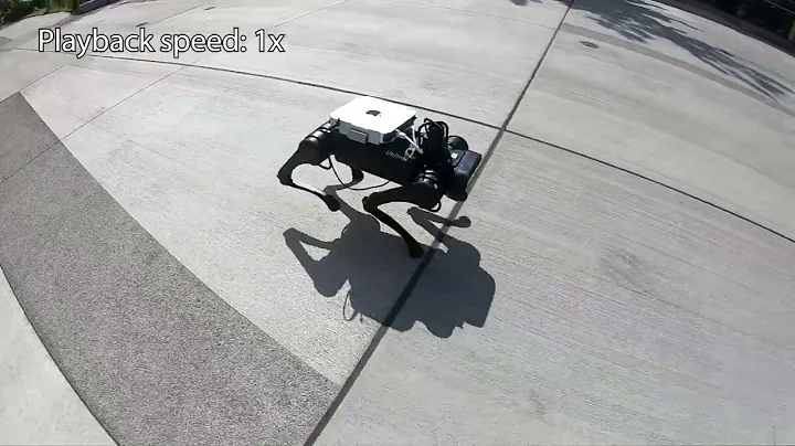 Fast and Efficient Locomotion via Learned Gait Transitions