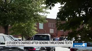 2 students charged after sending threatening texts in Nashville