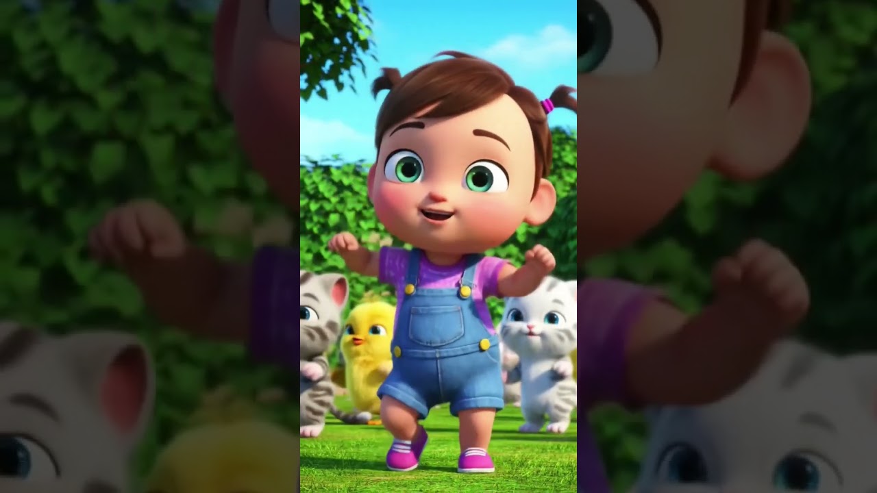 "Ultimate Cuteness Overload: Baby, Duckling & Kitten Grooving! 🍼💃🐾"