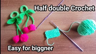 🧶 How to Make a Half Double Crochet Stitch | Crochet Tutorial for Beginners | #crochet #tutorial