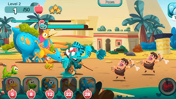 DINO BASH 2 | TRAVEL THROUGH TIME | LEVEL 4-3