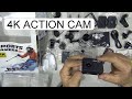 UNBOXING AND TEST ACTION CAMERA 4K EIS WIFI ULTRA HD