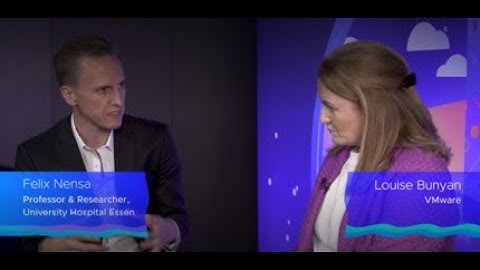 VMware Explore Europe: Prof Felix Nensa shares how technology can help transform healthcare services