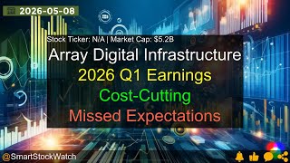 Array Digital Infrastructure (N/A|$5.2B) - 2026 Q1 Earnings Analysis