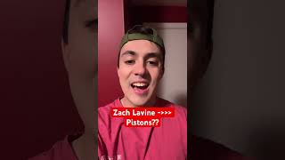 Could Zach LaVine help the Pistons?? #nba #trending #shorts #sports