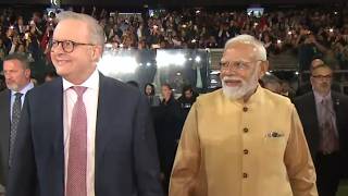 ‘All over Modi like a rash’: Albanese mocked at Melbourne rally