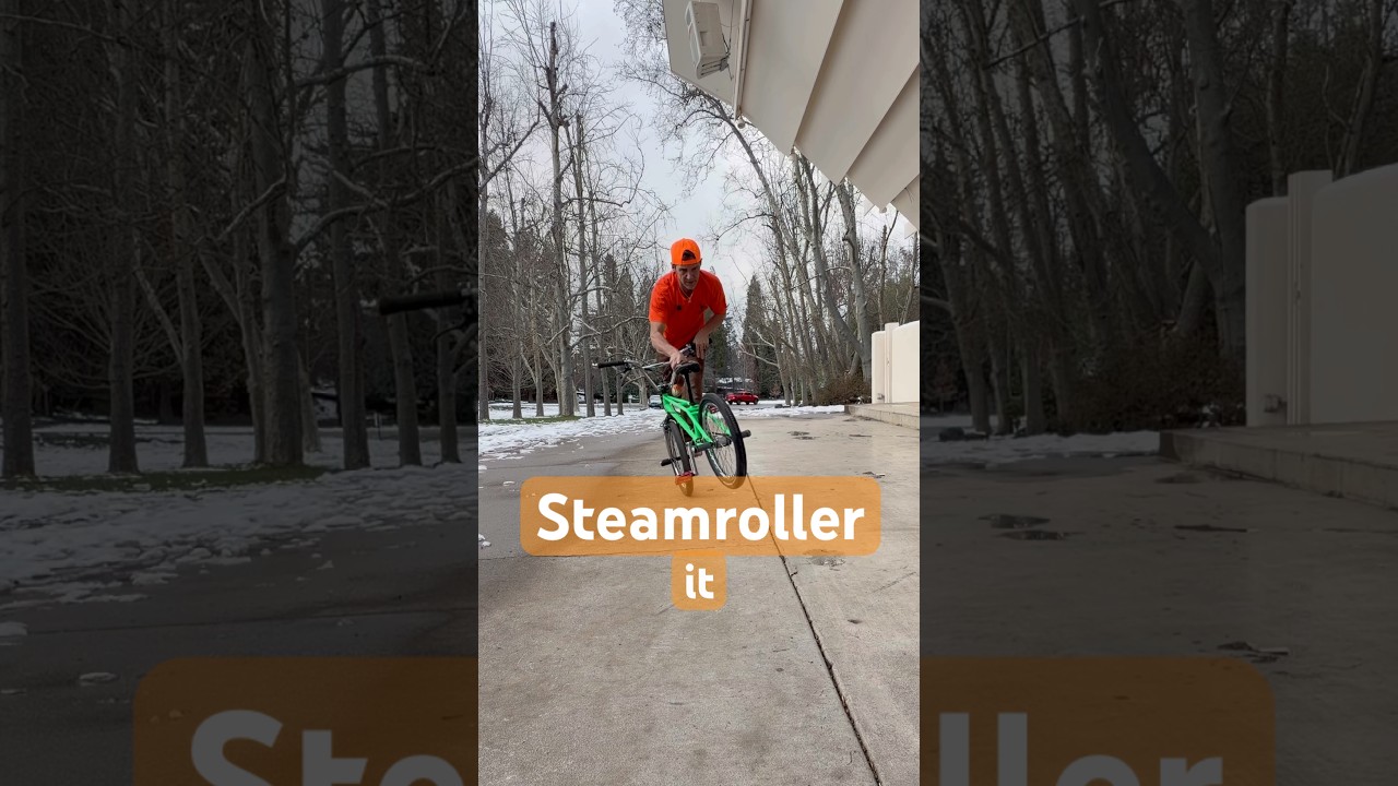 Основы трюка «Паровой каток» 🚲 Освойте этот базовый трюк на BMX в стиле флэтленд! 