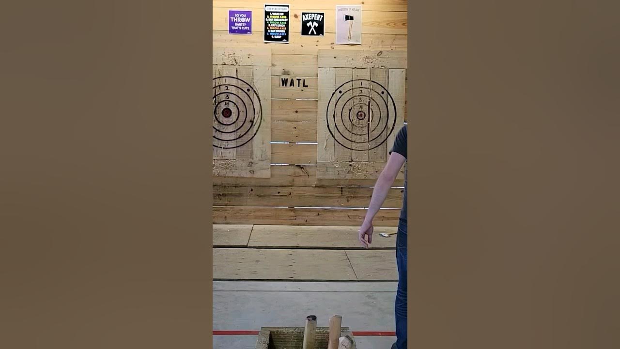 Bullseye Axe Throw!! axethrowing axetogrind bullseye ax axe YouTube