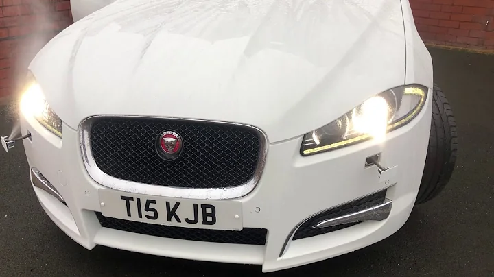 Jaguar XF headlamp washers