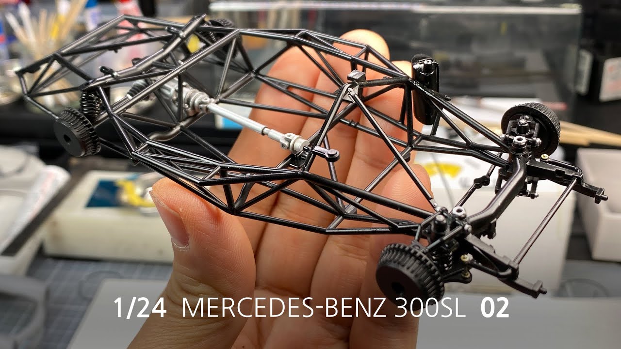 MERCEDES-BENZ 300SL 1/24 TAMIYA - part 2