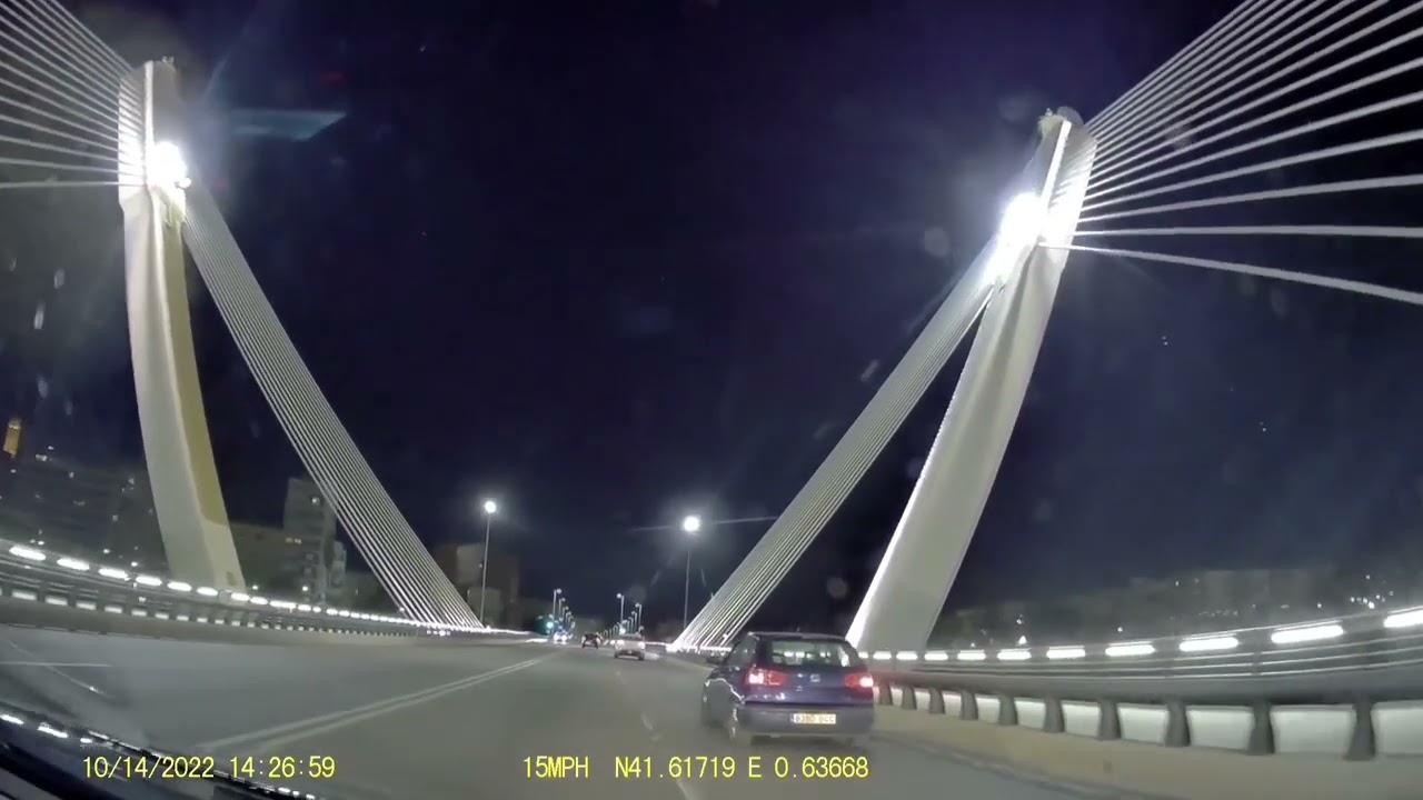 Night tour of (Recorrido nocturno por) Balaguer y Lérida/Lleida, Cataluña, España.