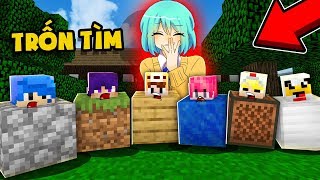 YUMMIE THỬ THÁCH TRỐN TÌM CHẠY THOÁT KHỎI YUMMIE NỔI ĐIÊN TRONG MINECRAFT 😱😍