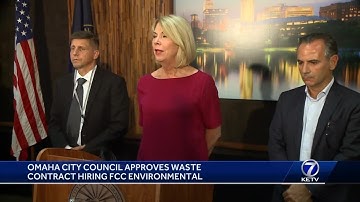 Omaha City Council approves waste contract