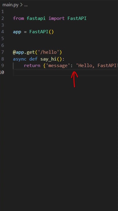 FastAPI Nedir ? 60 saniyede #shorts #programlama #yazılım #javascript # ...