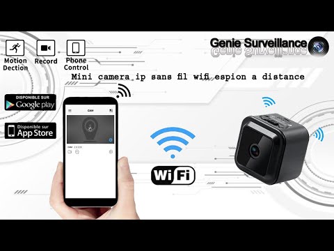 KUUS.® C1 Mini Camera, Micro Caméra de Surveillance sans Fil dissimulée  avec Carte