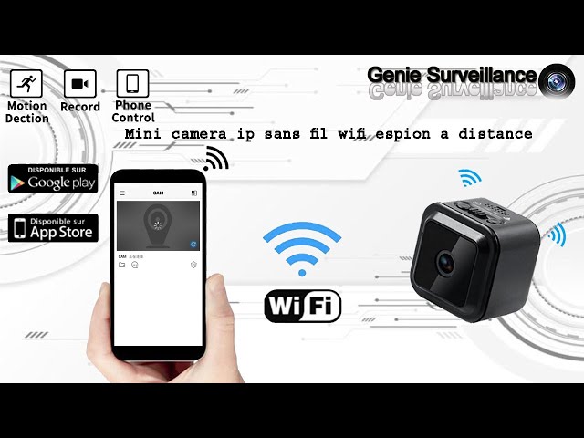 comment installer mini camera wifi sur mobile a distance 