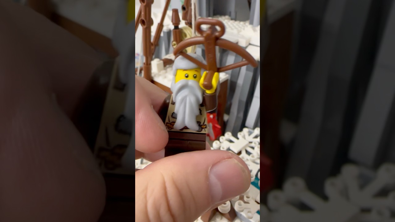 Awesome LEGO® Minifigure in my brick city 🤩🥳