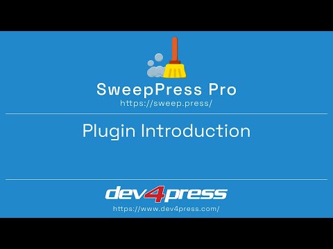 SweepPress Pro: Website Cleanup and Optimization