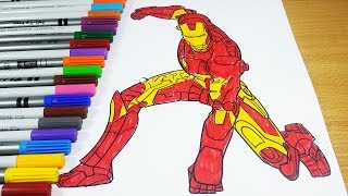 Coloring Pages IRON MAN - Coloring Pages IRON MAN Avengers Coloring For Kids Coloring s 2017