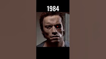 Evolution of Terminator 😱 (in Movies) #terminator #wednesday #arnoldschwarzenegger #shorts