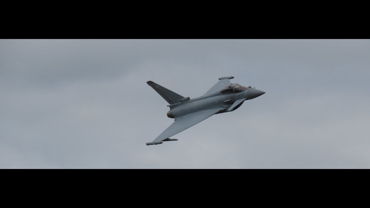 RAF Typhoon DIsplay Team taking off @ RIAT 2019 ( Monday Departure Day)
