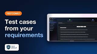 Information Generate test cases from your requirements with TestComet News
