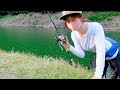 バス釣りポイントを探しに行った結果・・・【オカッパリ 釣りガール】