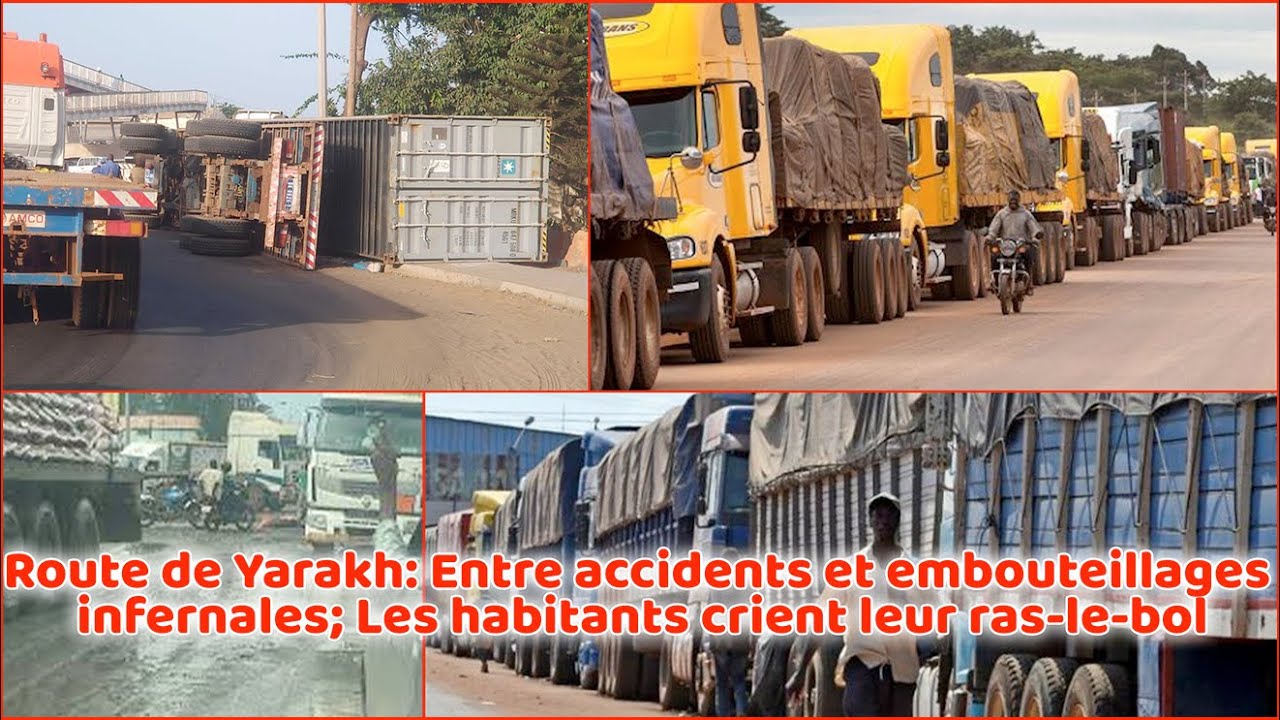 Route de Yarakh: Entre accidents et embouteillages infernales; Les habitants crient leur ras-le-bol