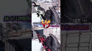 Call Of Duty Black Ops Cold War ◇AK47 Camos Comparison◇ #gaming #callofduty #playstation