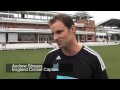 Andrew Strauss at Lords Cricket Ground  London 2012