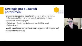 Přehrát video: Výuka filosofie pro rozvoj kritického myšlení