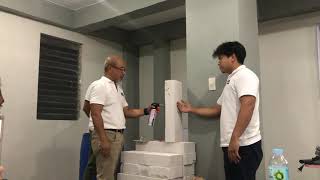 FIRE RESISTANCE BLOCKS | TESTING STARKEN AAC BLOCK DENSITY | FLOATS IN WATER