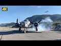 B-25 Mitchell &quot;Maid in the Shade&quot; leaving Penticton Airport (CYYF), BC - Canada 🇨🇦