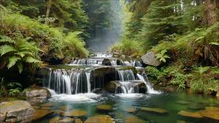 Download Lagu Soothing River Flow in Deep Forest, Birdsong, Nature Sounds, Stream Sounds | River Stream ASMR MP3