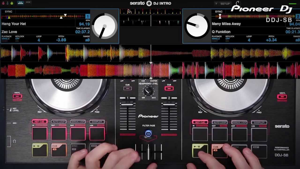 pioneer italia 2. Pioneer DDJ-SB. Базовые функции.