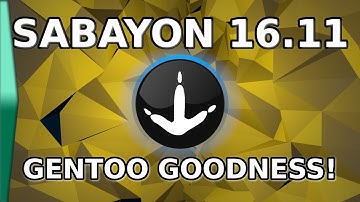 Sabayon Linux 16.11 REVIEW - Why is the ISO so big? There
