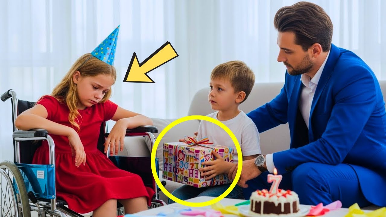Nessuno andò alla festa della figlia del CEO in carrozzina finché un bimbo povero disse Posso venire
