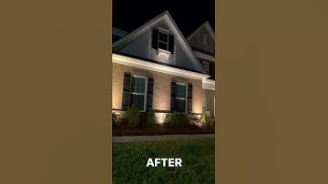 Landscape Lighting: Before vs After