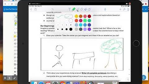 How to submit work from Notability to Assignments in Schoology Video