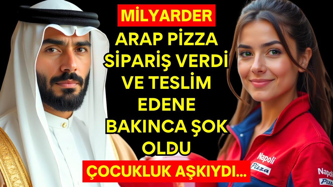 ARAP MİLYARDER PİZZA SİPARİŞ VERDİ VE TESLİM EDENE BAKINCA ŞOK OLDU, ÇOCUKLUK AŞKIYDI...