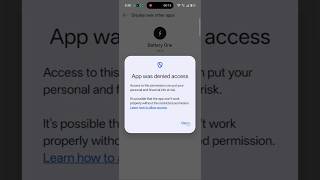 Fix Display Over the App Problem | App Was Denied access Problem Solution