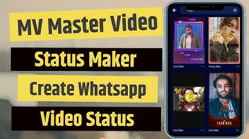 MV Master Video Status Maker | How to Use MV Master | Whatsapp Status Maker Android app