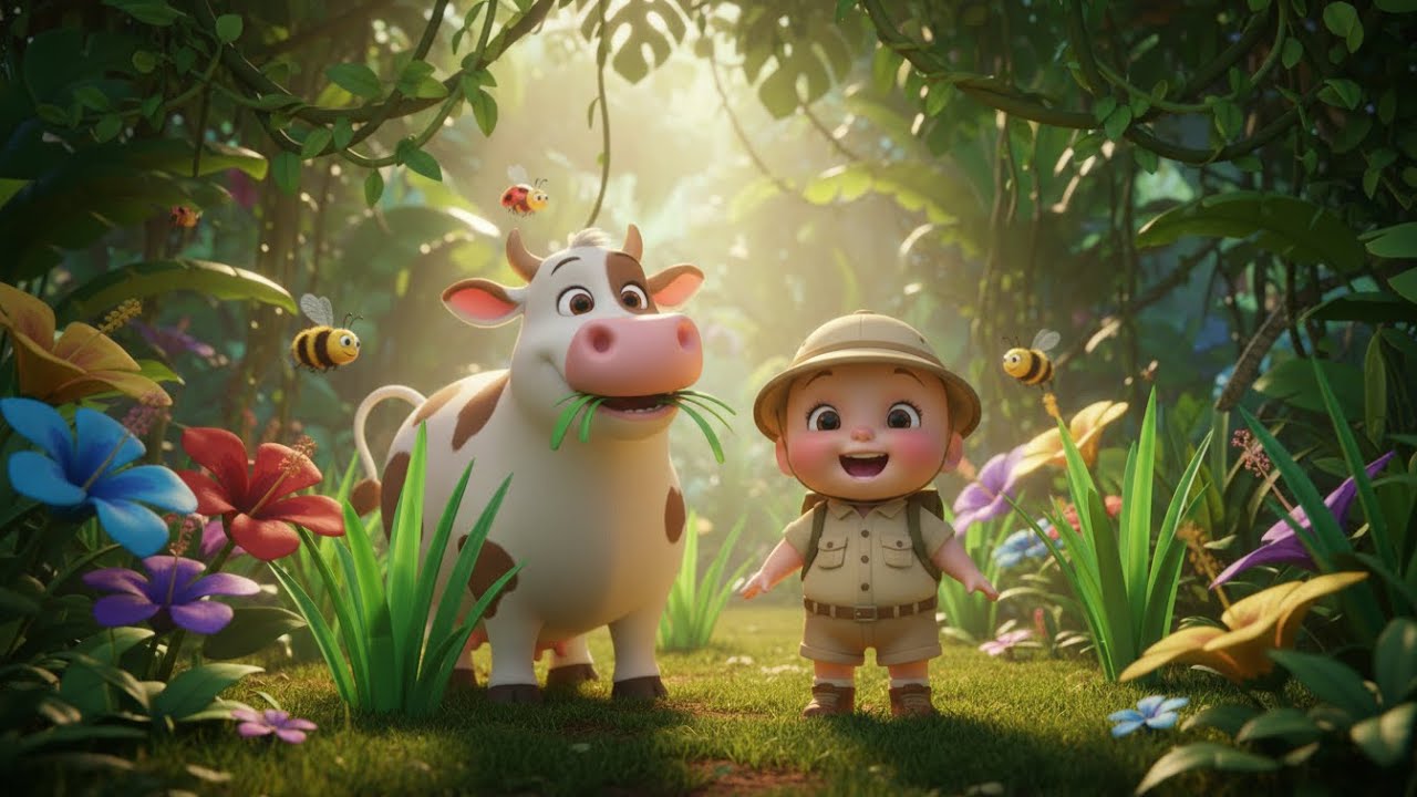 Guess the Animal Sound Song | kids nursery rhymes | Baby Song, Fun Animal Sounds 🐮🐯🐵