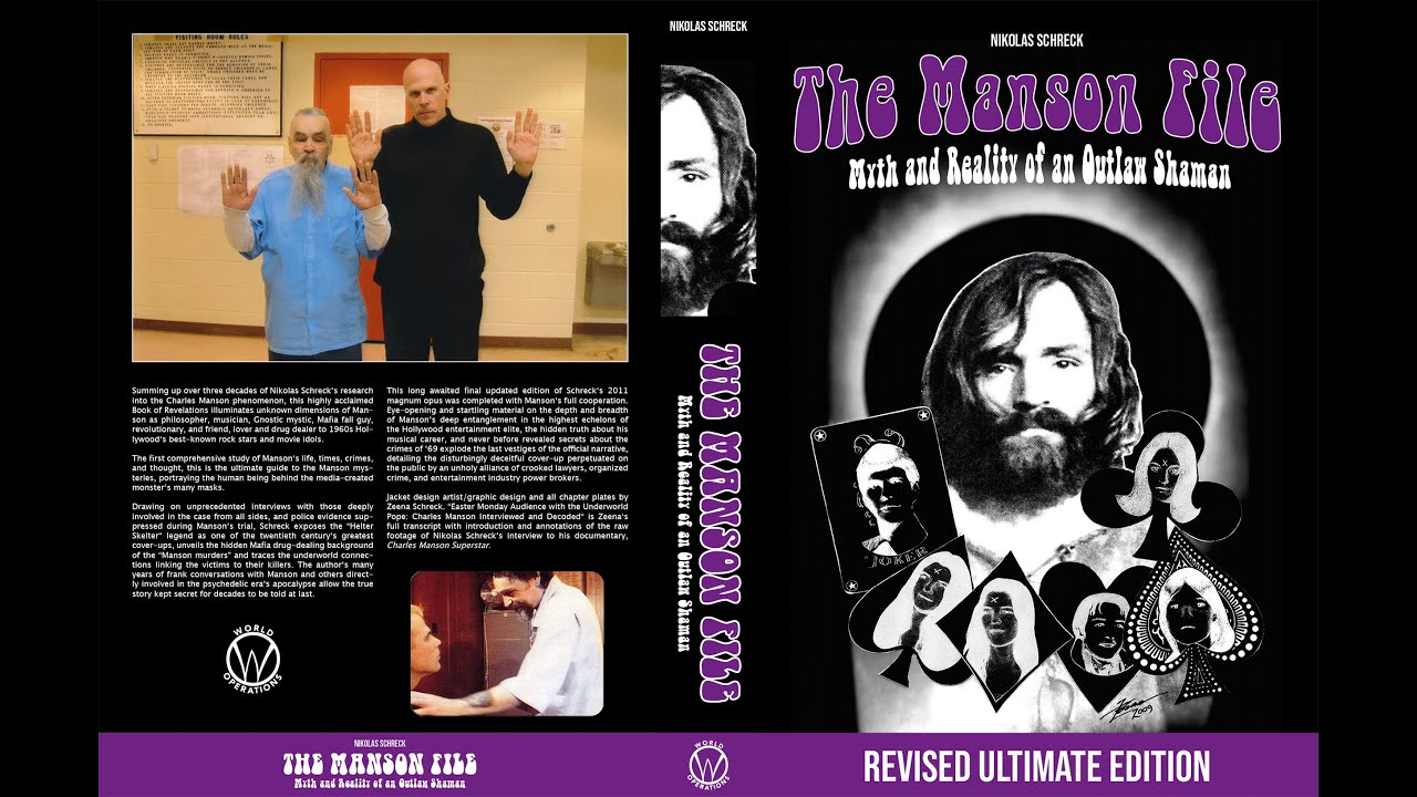 Nikolas Schreck Reveals The Manson File Hot Off The Presses