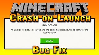 Minecraft Java Crash On Launch Fix Minecraft Resolution Fix Youtube