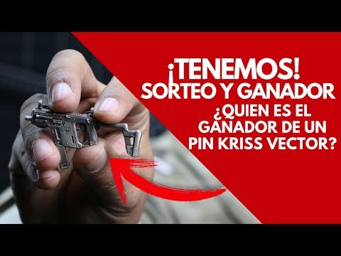 SORTEO PIN/PRENDEDOR KRISS VECTOR ¿QUIEN ES EL GANADOR?