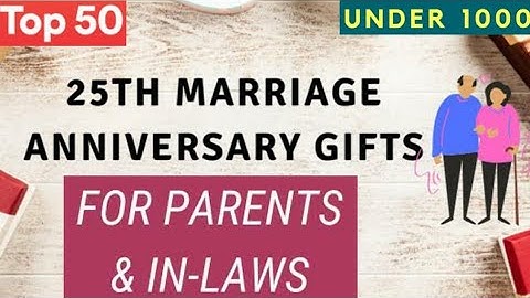 What is a good gift for a 25th wedding anniversary