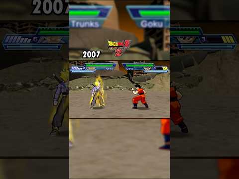 EVOLUTION : Trunks 2007 vs 2018 Comparison (Shin Budokai 2 vs FighterZ) #juanotaku #dragonball