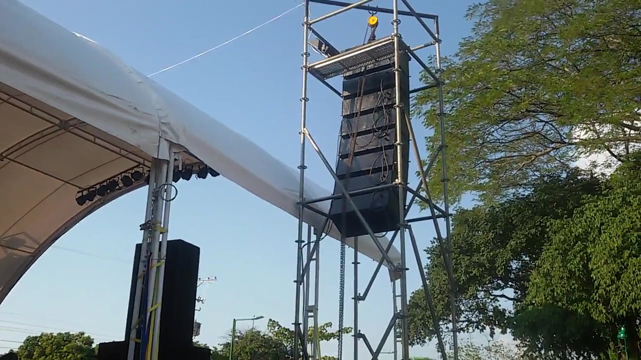 Line Array Sound Test Line Array - Prueba de sonido - YouTube